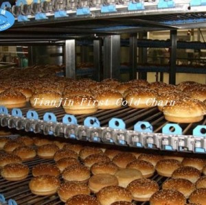 Torre de enfriamiento de alimentos ampliamente utilizada en pan tostado de hamburguesa.