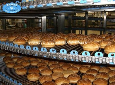 Food cooling tower widely used in hamburger bread toast