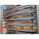 Equipo de panadería Pan tostado espiral torre de enfriamiento, transportador de enfriamiento espiral