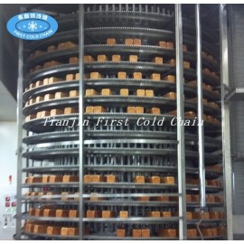 Контрольное выпечное оборудование Охлаждающая башня для конвейерного хлеба