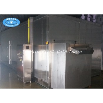 Fluidized quick freezer machine / IQF Freezer 1000kg/h for freeze Fruit and vegetable