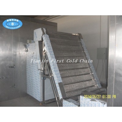 Full automatic Fluidized IQF freezers FPL1000 Frozen French Fries Processing line for fries process