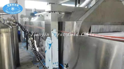 low temperature Liquid Nitrogen Tunnel Freezer for shrimp and other seafood