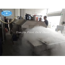 Low temperature -196 ℃ liquid nitrogen blast freezer/flash freezer for seafood