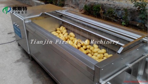 Заводская цена Автоматическая машина для мойки и очистки картофеля из нержавеющей стали