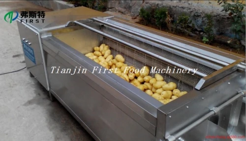 Factory Price Automatic Stainless Steel Potato Washing and Peeling Machine