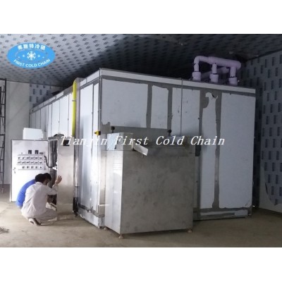 Fluidized Quick Freezer for Strawberries/Vegetable IQF Quick Freezing Equipment in China
