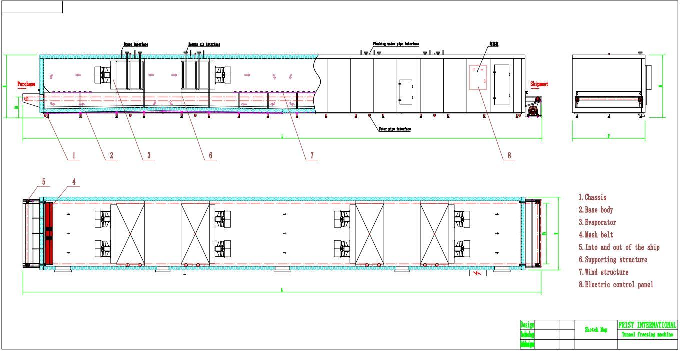 FSW tunnel freezer 