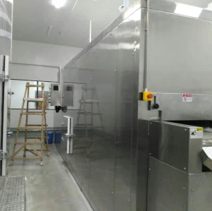 Congelador rápido de cama de fluidización SLD / Fluidization Congelador de máquina / túnel de IQF