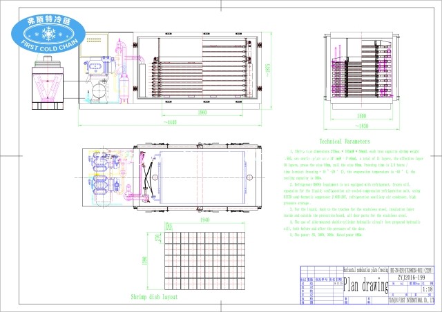 Plater freezer drawing  