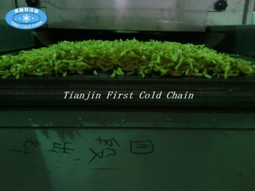 Превосходная автоматическая замороженная линия производства картофеля фри / картофельные чипсы для фарфора