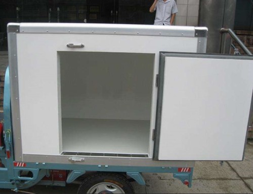 Фургон грузовой электрический трехколесный холодильник / перевозить молоко / мороженое грузовик