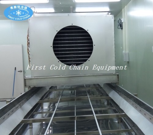 Китай первая компания по производству холодильных цепей, полная atuomation 100 кг / ч туннельный морозильник замороженный пирог с яйцом