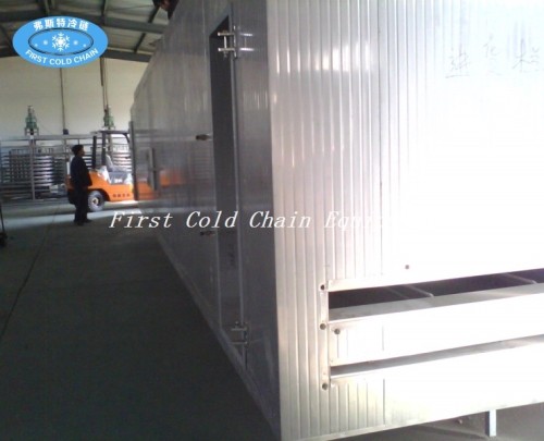 China Factory suministra directamente un congelador de túnel fácil de usar para mariscos