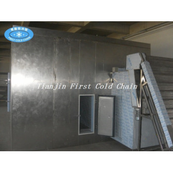 China high quality  Fluidization quick freezer/ Fluidized IQF freezer machine for fruits.