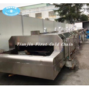 China liquid nitrogen Quick Freezer/ Liquid Nitrogen tunnel Freezer Machine