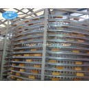 Tour de refroidissement en spirale de haute qualité en Chine / utilisation du convoyeur pour pain / pain grillé