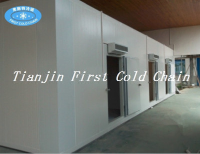 Entrepôt frigorifique de haute qualité / chambre froide pour la conservation des aliments en Chine