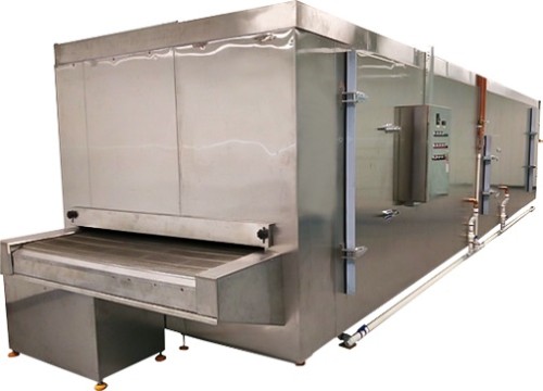 China first cold chain 500kg/h Tunnel Freezer with Bitzer compressor unit for freeze chicken breast