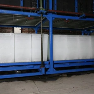 Máquina automática de bloques de hielo de enfriamiento directo, máquina de hacer bloques de hielo para la industria pesquera