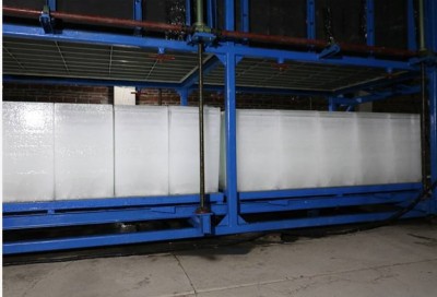 Machine de bloc de glace de refroidissement direct automatique, machine de fabrication de glace en bloc pour la pêche