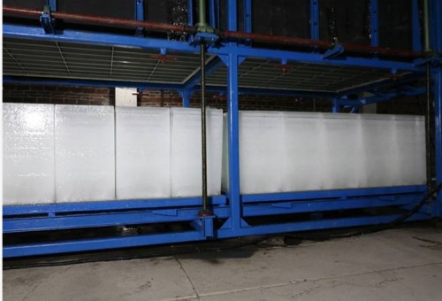 Máquina automática de bloques de hielo de enfriamiento directo, máquina de hacer bloques de hielo para la industria pesquera