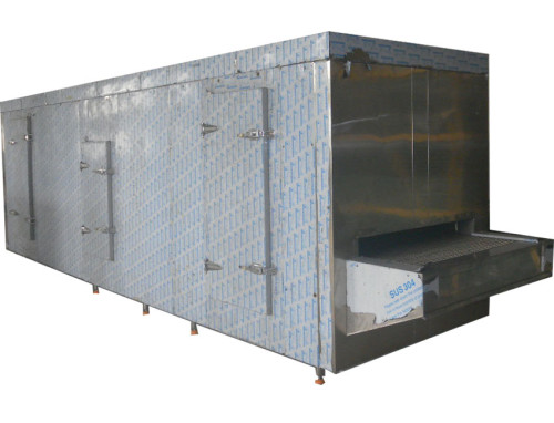 High quality 100kg/h China Tunnel Freezer for dough Industry freeze processing