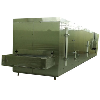 China first cold chain supply 100kg/h tunnel freezer for freeze egg tart