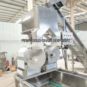Línea de producción de papas fritas industriales / maquinaria para papas fritas congeladas
