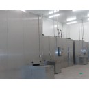 La máquina de congelación rápida en espiral congela la carne y la calidad de los productos acuáticos es buena.