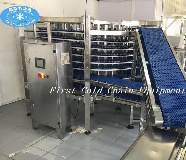 High Quality Fully Automatic Spiral Cooling Tower for Baking Industry