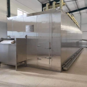 High Quality Fluidized bed Quick Freezing for frozen french fries from first cold chain