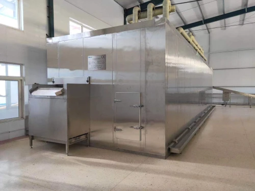 Congelación rápida en lecho fluidizado de alta calidad para patatas fritas congeladas de la primera cadena de frío