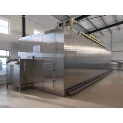China cost-effective Fluidized bed IQF freezer for freeze fries processing line