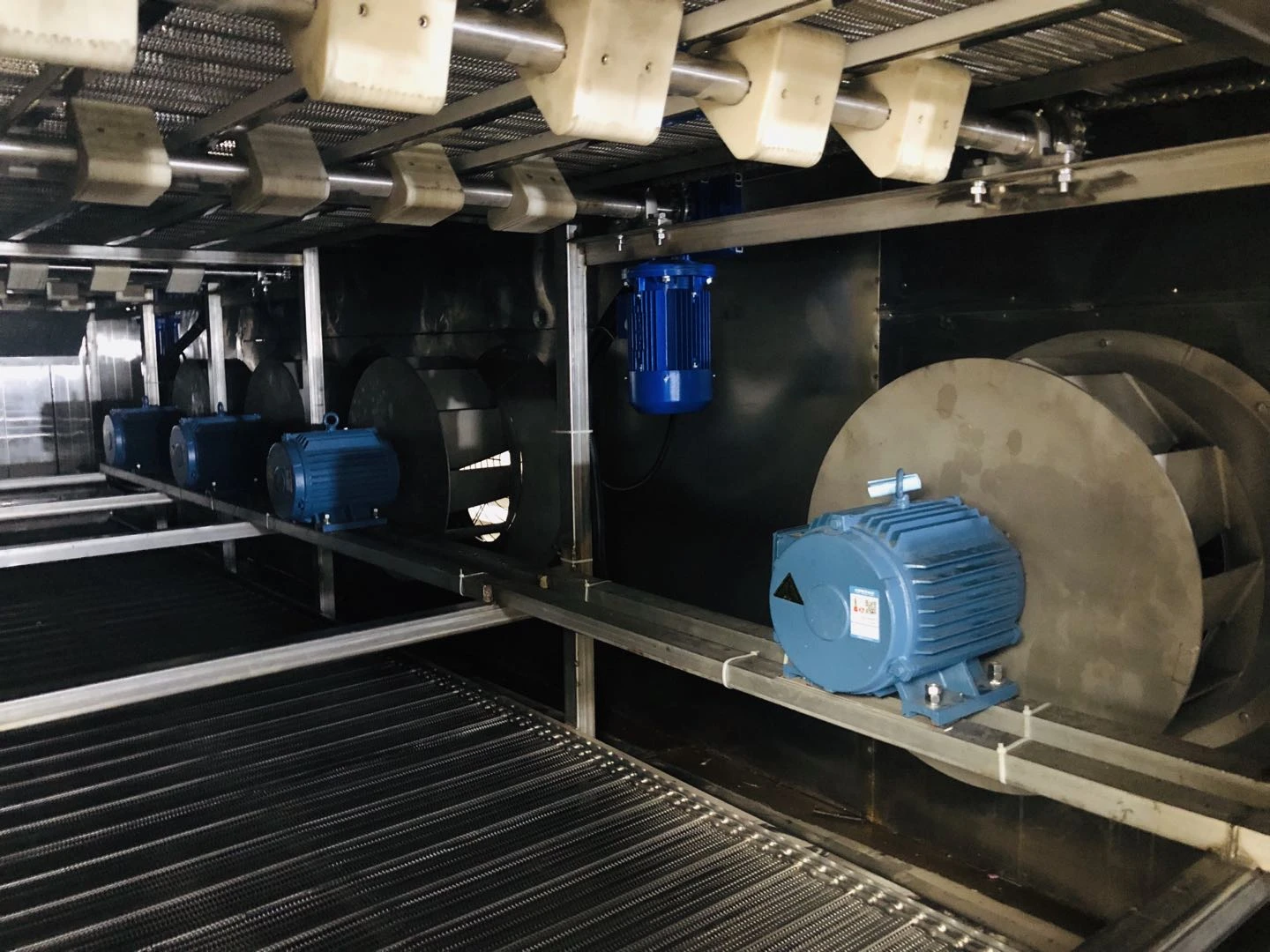 Fluidized IQF freezer 
