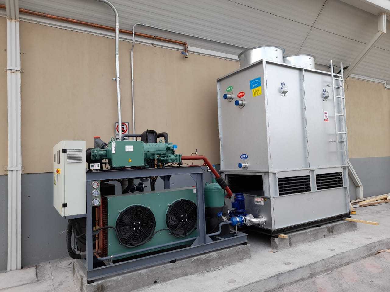 Impingement freezer compressor unit 