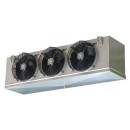 Cold storage and cold room with low temperture mounted evaporative air cooler