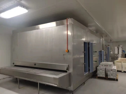 First cold chain 200kg/h  tunnel freezer for avocadoes freeze from China