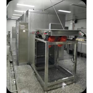 Small type Fluidized bed IQF freezer 100kg/h for frozen IQF vegetables from China