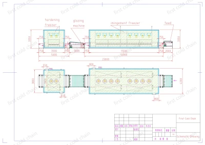 Customizable Industrial FIW750 Impingement Freezer - Your Solution for Efficient Shrimp Processing