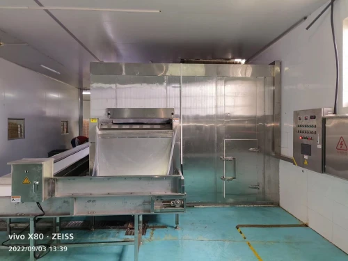 Congelación rápida en lecho fluidizado de alta calidad para patatas fritas congeladas de la primera cadena de frío