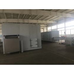 Fluidization bed quick freezer/ IQF machine 1000kg/h for vegetable in China first cold chain