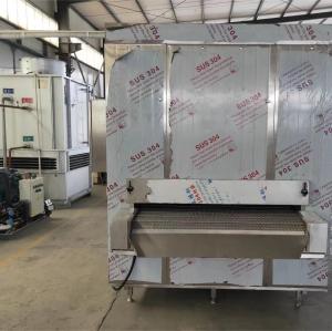 China IQF Tunnel freezer for chicken breast Freeze capacity from 100kg/h to1000kg/h