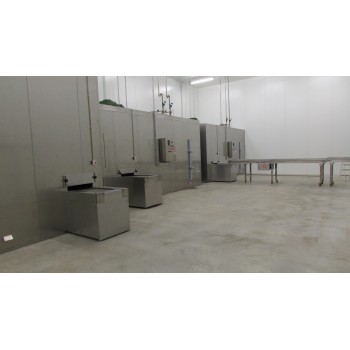 China FCC Cost-effective 750kg/h Spiral Freezer with stainless steel belt for Frozen shrimp