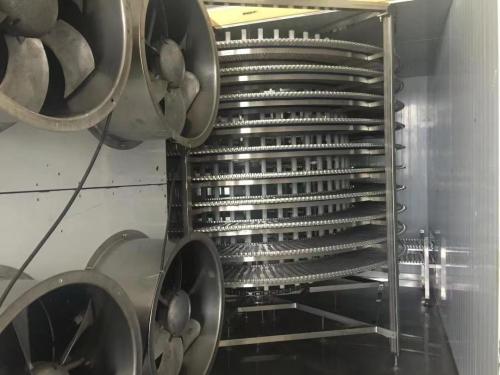 China High Quality Double Spiral Freezer 1000-6000kg/h for frozen dumplings