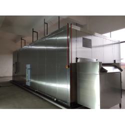 China first cold chain Fluidized Bed Quick Freezing /fluidized bed IQF freezer for Vegetable /Fruit/ French Fries freeze