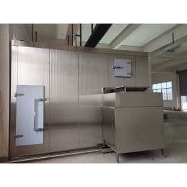 Первая в Китае полностью автоматическая морозильная машина IQF с псевдоожиженным слоем холодовой цепи производительностью 1500 кг/ч для замороженного картофеля фри