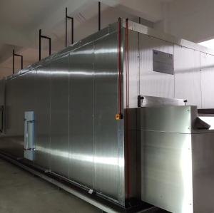 Full automatic fluidized bed IQF freezer FSLD1000 for Frozen French Fries Processing line for fries