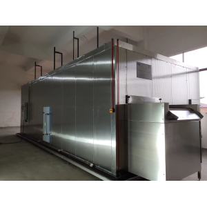 China first cold chain Full automatic fluidized bed IQF freezer for fries process
