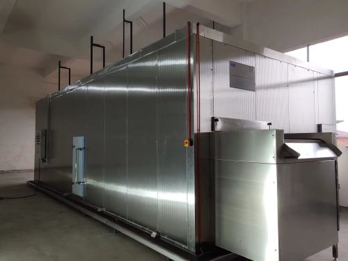 China first cold chain full automatic fluidized bed IQF freezer machine 1500kg/h for frozen fries
